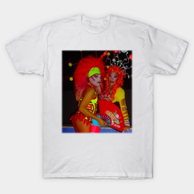 Color drag queens in LGBT parade T-Shirt by Marccelus